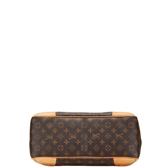 Louis Vuitton MM Monogram Handbag Bag Tote Leather Brown Estrella - Picture 3 of 8